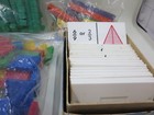 Lot Of Math Manipulative Foam wood fractions pie Homeschool Learning Tools