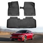  Floor Mats For 2022-2025 Kia Ev6 Accessories All Weather Kia Ev6 2022-2025