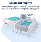 Petsafe Scoopfree Crystal Classic Self-cleaning Cat Litter Box  Gray