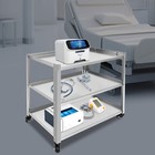 Stainless Steel Kitchen Trolley Cart  Utility Serving Storage Rolling Car Shelf