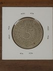 1957 J 5 Mark German Silver Coin World Coin Silver Dollar