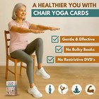 Chair Yoga For Seniors Over 60     70 Exercise Cards With Videos   Workout Plan    