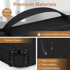 Protective Bible Cover Carrying Book Case Church Bag Bible With Handle -black