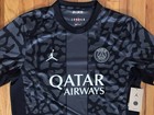 Large Mens Nike Jordan Paris Saint-germain 23 24 Stadium Jersey Black Dx9823-069