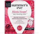 Summer s Eve Blissful Escape Personal Cloths - 16 Individually Wrapped Cloths