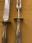 Ballet Silver Rose Weidlich Sterling Silver Handle Carving Set