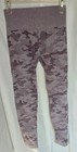 Live Sore High Waised Leggings And Bra Purple Camo M