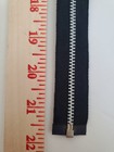 Vintage Talon Metal Zephyr Zippers 21  Navy Blue Open End  2 99 Each