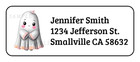 30 Cute Halloween Ghost Personalized Return Address Labels Stickers Tags