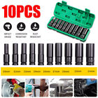 1 2  Deep Impact Socket Set Drive Long Reach Thin Wall Metric Sockets 10mm-24mm