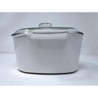 Corning Ware Country Cornflower Casserole Dish With Glass Lid Vintage White Blue