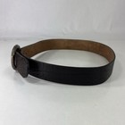 Wide Brown Genuine Leather Belt - Made In Usa - Women s Size 28