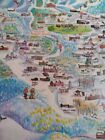 Rare Framed Custom Original Print  Killington  Vermont Landscape Portrait  1981