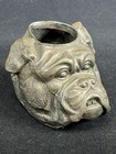 Antique Bulldog Vesta Match Striker Victorian Era Hartford Conn