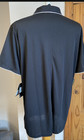 New Nike Golf Dri-fit Essential Polo Shirt Black Logo Xxl Standard Fit