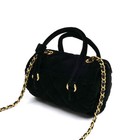 Chanel Velvet Mini Bowling 2024 Vip Christmas 2 Way Shoulder Bag 461425