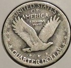 Silver Quarter - Standing Liberty - 1926  rim Dings   805 