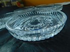 Vintage Christmas Coaster Set Of 4 Toscany Classics Crystal Glass Coasters