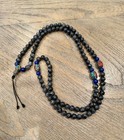 Larvikite With Sodalite Mala Prayer Beads Made In Tibet