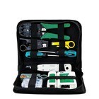 Network Tool Kit - Rj45 Crimper  Tester   Strippers For Ethernet Cable Work