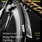 Enlee Bicycle Adjustable Fenders Front rear Tire Wheel Mudguard Quick Release