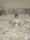 1920s Antique Porcelain Tiny Flapper Pin Cushion Half Doll