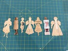 Large Lot Of Antique Victorian Mclaughlin Coffee Xxxx Paper Dolls   Outfits
