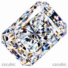 Emerald-round Cut Cubic Zirconia-cz Super-excellent Quality Loose Stone U s Ship