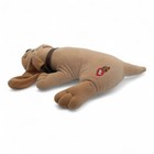 Vintage Pound Puppies Plush Tan Dog With Brown Collar 18  Long Soft Toy For Kids