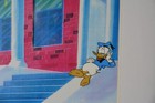 Rare 1980 Disney Donald Duck Production Cel     Careers  epcot Center      Framed