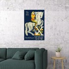 360896 1953 Horse Show Dressage European Vintage Art Indoor Room Poster