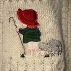 Mac Baaa Wool Cableknit Sweater Youth Sheepherder Youth Kids 3-4 Yrs Scotland
