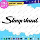 Fits Slingerland Drums Decals Band Stickers Drum Bass Replacement Vinyl Die Cut