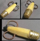 Vintage Atomic Rocket Mcm Travel Sewing Kit Scissors Needles Thread Thimble 3 