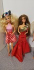 Vintage  Lot Of 5 80 90 s Mattel Barbie Doll - Dressed preowned
