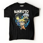 Naruto Shippuden Chibi T-shirt Size Small Ripple Junction Anime Tee Black