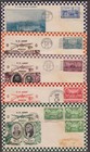 1936 Army Navy Sc 785-794-29 Brookhaven Cachets Set Of 10 Cv  350