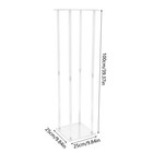 Clear Acrylic Floral Display Stand Modern Wedding Event Centerpiece Decoration