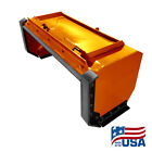 5  Skid Steer Snow Pusher Box back Drag bobcat kubota quick Attach free Shipping
