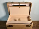 Vintage 1950s Shortrip Faux Leather Vanity Or Train Case With Tray  Superb Cond 