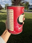 Vintage Co-op Regular Motor Oil Metal One Quart Can Tin United States Map