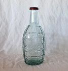 Vintage Antique Sparkletts Spring Fresh Glass Water Jug Bottle 64oz Green Tint