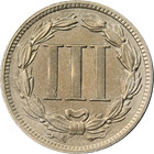 1889 Three  3  Cent Nickel Xf au Details Nice Eye Appeal Nice Strike