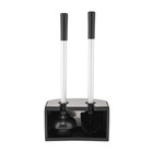 2-in-1 Plunger And Toilet Brush And Holder Set In Stainless Steel