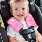 Car Seat Strap Covers For Infants Babies  Soft Carseat Shoulder Pads For Kids 