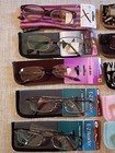 Mixed Brands Reading Glasses Lot With Cases  1 25- 1 50- 1 75- 2 00- 2 50- 3 25
