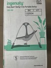 Ingenuity Cozy Spot Swing N Go Portable Baby Swing Grey 5 Speed Usb 0-9m New