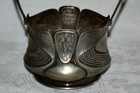 Antique Art-nouveau Jugendstil Candy Basket Germany Hallmarked No Insert Rare 