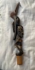Papua New Guinea Ancestor Figure Carved Painted Wooden Sculpture Tribal Art Vtg