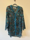Victoria   s Secret Gold Label Vintage Sheer Floral Nightgown Shirt